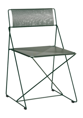 Chair HAY X-Line Chair Autumn Green Powder Coated Steel Base Autumn Green
