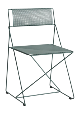 Chair HAY X-Line Chair Moss Powder Coated Steel Base Moss