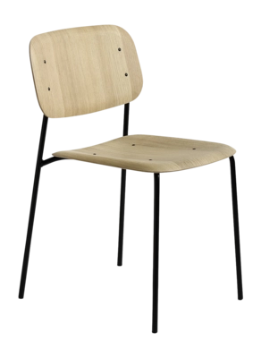 Stoel HAY Soft Edge40 Black Powder Coated Steel 4 Leg Base Standard Glider