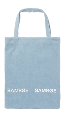 Shopper Samsoe Samsoe Unisex Saluca Light Blue Denim