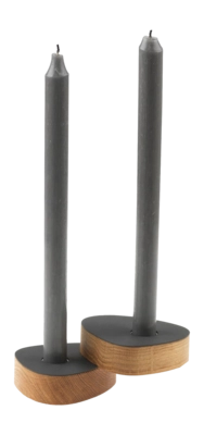 Kaarshouder Lind DNA Curve Nupo Anthracite (Set van 2)