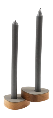 Kaarshouder Lind DNA Curve Nupo Light Grey (Set van 2)