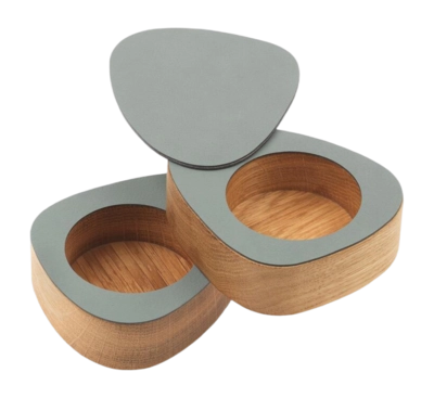 Ensemble Sel et Poivre Lind DNA Curve Salt & Pepper Nupo Pastel Green (ensemble de 2)