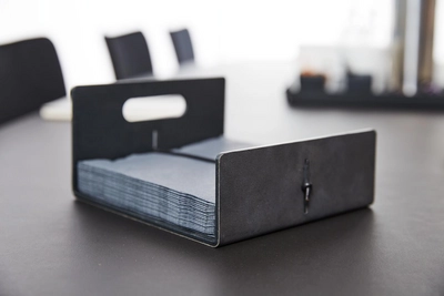 3---981350_Napkin_Holder_Nupo_anthracite_Alu_anthracite_Learher_Cord_black_4