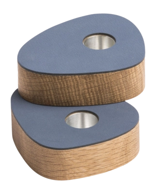 Kaarshouder Lind DNA Curve Nupo Dark Blue (Set van 2)