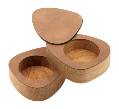 Ensemble Sel et Poivre Lind DNA Curve Salt & Pepper Nupo Nature (Set de 2)