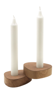 Kerzen Lind DNA Curve Nupo Nature (2er-Set)