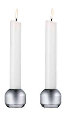 Kaarshouder Lind DNA Silhouette 34 Chrome Steel (Set van 2)