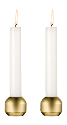 Porte-Bougie Lind DNA Silhouette 34 Gold Plated (Set de 2)