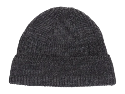 Beanie Norse Projects Men Wool Cotton Rib Dark Grey Melange