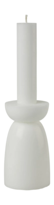 Kaars Cozy Candles White H25 D6
