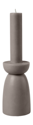 Kaars Cozy Candles Dark Taupe H25 D6