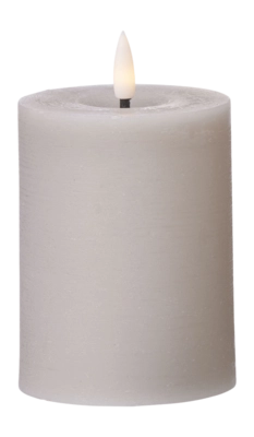 Kaars LED Cozy Candles Stone D7,5 H10