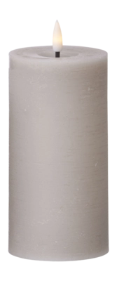 Kaars LED Cozy Candles Stone D7,5 H15