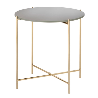 Bijzettafel Cozy Furniture Cashmere/Brass (Set van 2)