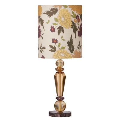 Lamp Cozy Lamps Nougat/Yellow Flower