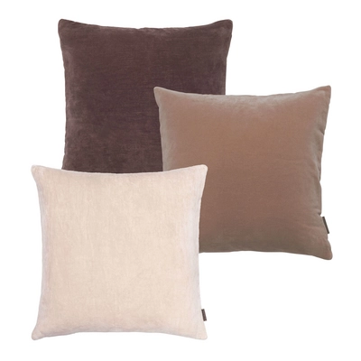 Sierkussenhoes Cozy Cushions Rose 50 x 50 cm Set van 3