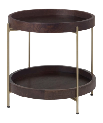 Bijzettafel Cozy Furniture Mango Wood H45 D45