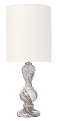 Lamp Cozy Lamps Taupe Swirl/Ivory