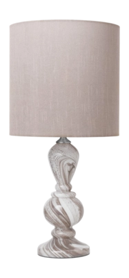 Lamp Cozy Lamps Taupe Swirl Dark Alpaca