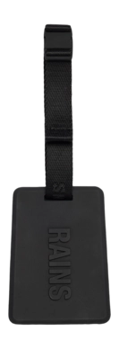 Kofferanhänger RAINS Texel Travel Tag Black