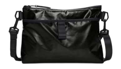 Schultertasche RAINS Sibu Musette Bag Unisex Black