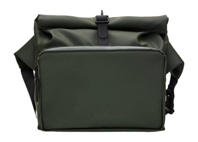 Schoudertas RAINS Unisex Rolltop Commuter Bag Green