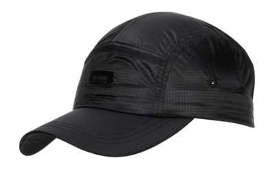 Pet RAINS 5 Panel Ripstop Cap Black