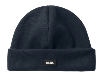 Beanie RAINS Ribbed Fleece Beanie Navy