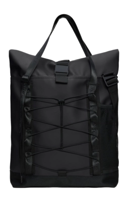 Sac Cabas RAINS Unisexe Trail Rolltop Tote Bag Black