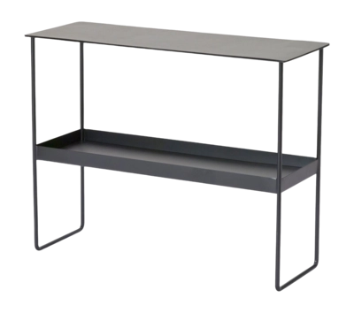 Tafel Lind DNA Console Table - 2 racks Bull Black