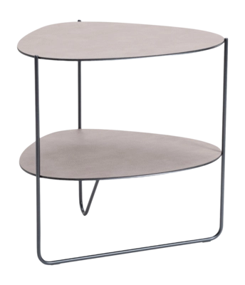 Bijzettafel Lind DNA Curve Coffee Table Double Bull Warm Grey