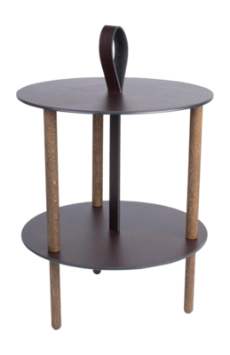 Bijzettafel Lind DNA Strap Table S Bull Brown/Oak Smoked