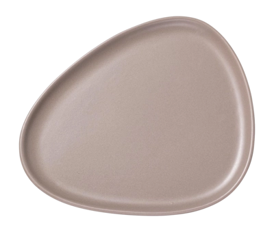 Assiette Lind DNA Stoneware Dinner Plate Warm Grey