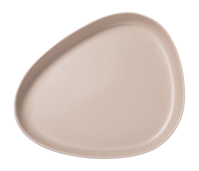 Assiette Lind DNA Stoneware Platter Plate Sand
