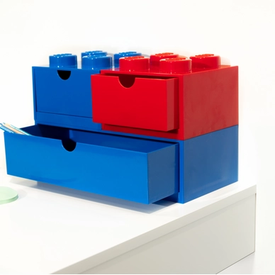 Tiroir de bureau LEGO Iconic 8 - empilable - polypropylène