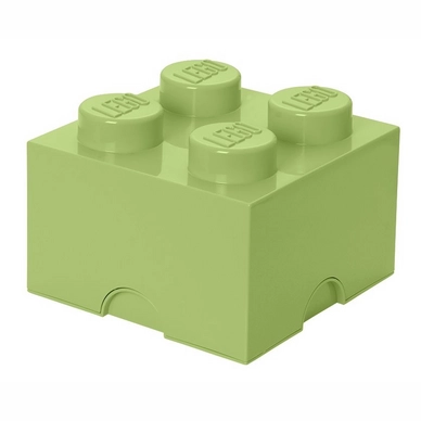 Opbergbox Lego Brick 4 Lentegroen