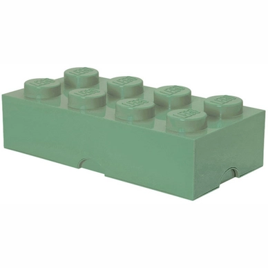 Storage Container Lego Kids Brick 8 Sand Green