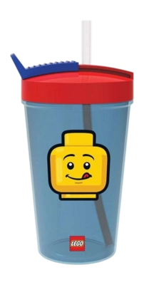 Gobelet Lego Avec Paille Iconic Classic Bright Blue 500 ml