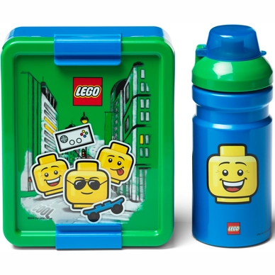 Lunch Box Set Lego Kids Iconic Boy Green