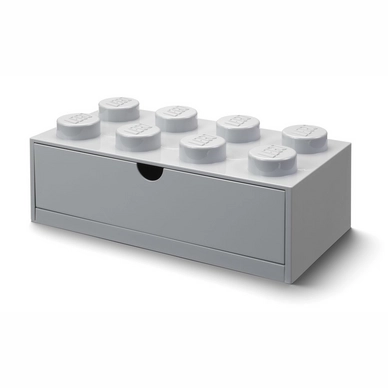 Bureaulade Lego Iconic 8 Grijs