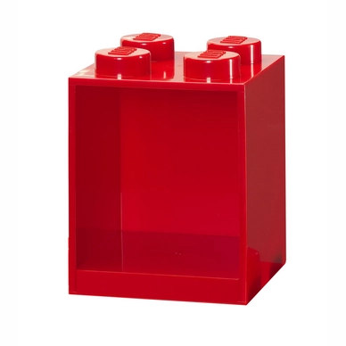Regal Lego Iconic Brick 4 Buttons Rot