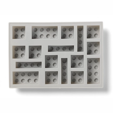 Eiswürfelbereiter Lego Iconic Legosteine Grau
