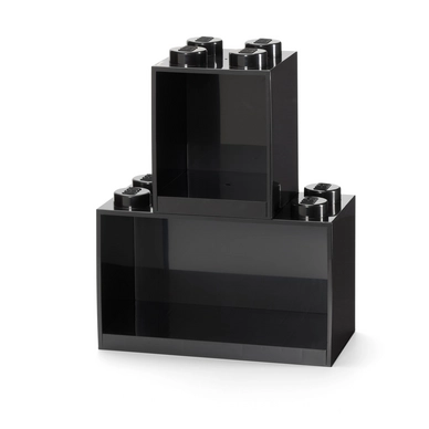 Regal Lego Iconic Schwarz (2-teilig)