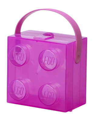 Opbergbox Lego Met Handvat Translucent Medium Violet