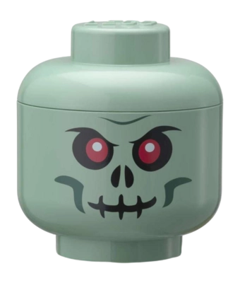 Aufbewahrungsbox Lego Storage Head Mini Green Skeleton Sand Green