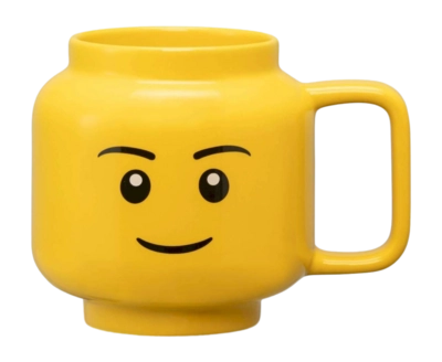 Mug Lego Ceramic Large Boy Bright Yellow 530 ml '24