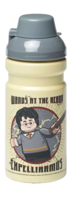Trinkflasche Lego Harry Potter Hogwarts Brick Yellow 390 ml