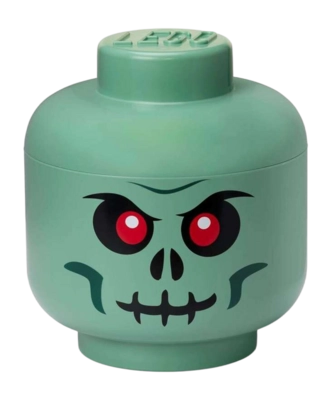 Aufbewahrungsbox Lego Storage Head Large Green Skeleton Sand Green