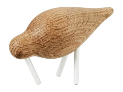 Houten Beeldje Normann Copenhagen Shorebird Small White